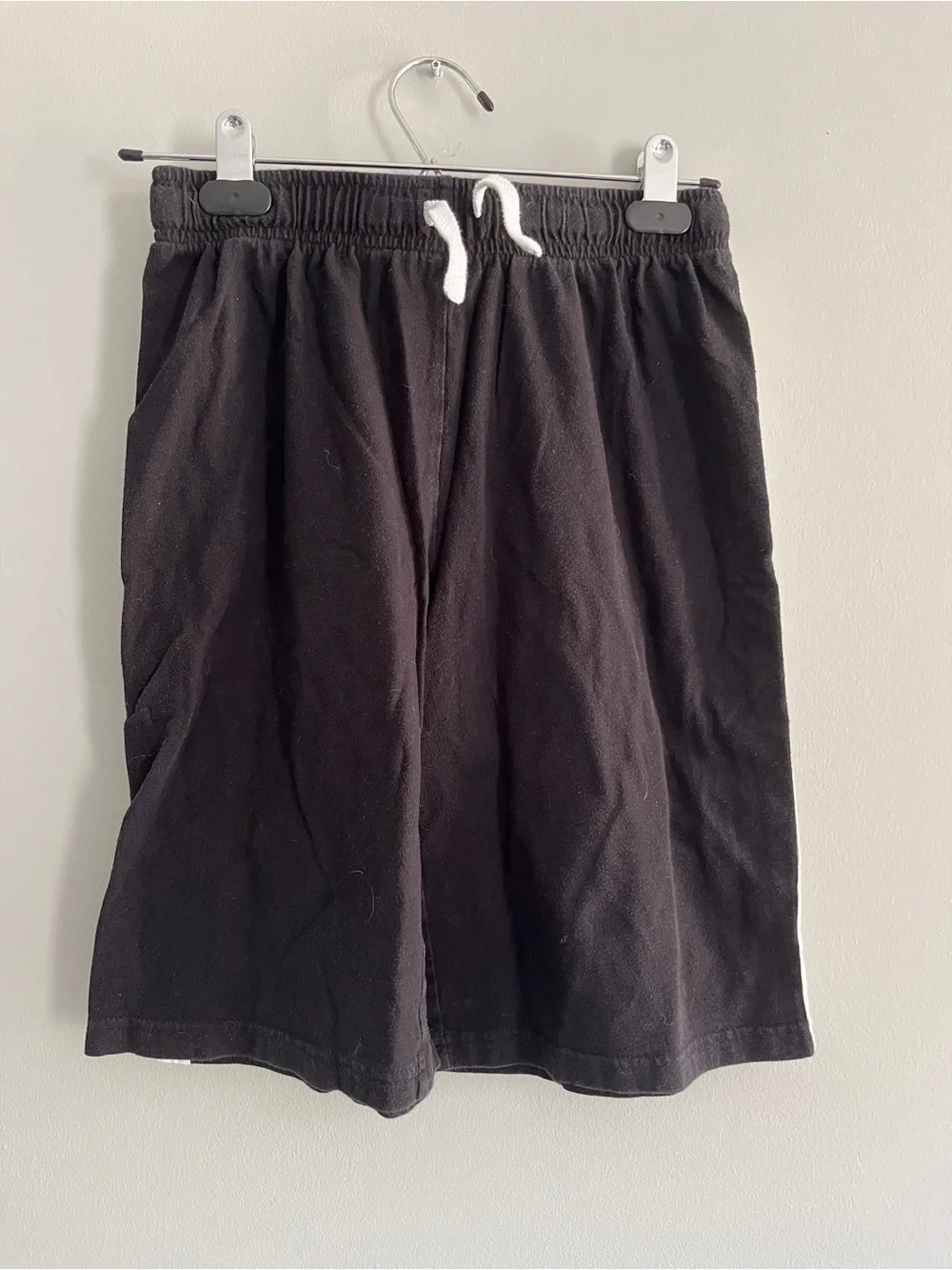 Set of 2 Boys Drawstring Athletic Shorts Sweatshorts- Navy & Black